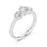 Ladies Ring DDLR-653@7 - White Gold - Image