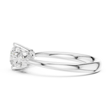 Ladies Ring DDLR-653@7 - White Gold - Image