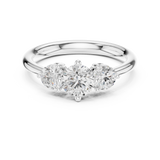 Ladies Ring DDLR-653@7 - White Gold - Image