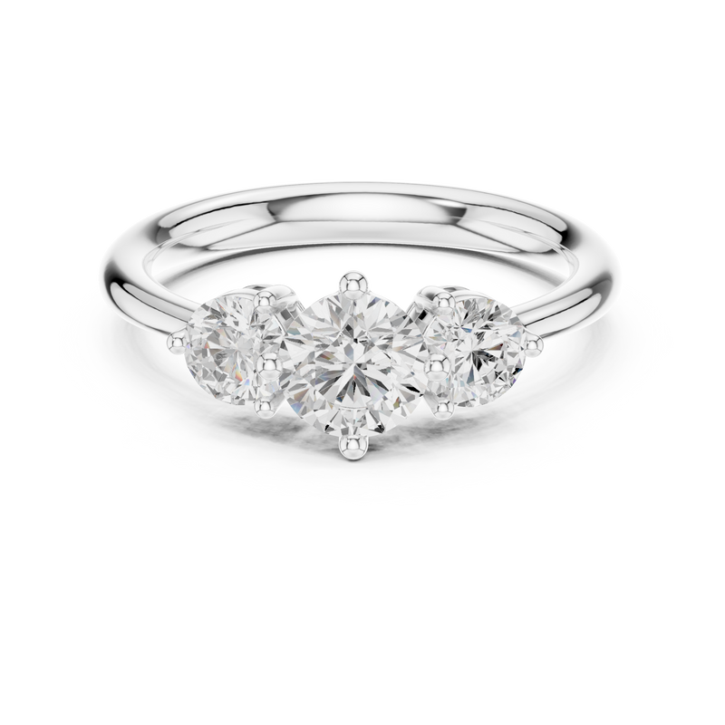 Ladies Ring DDLR-653@7 - White Gold - Image