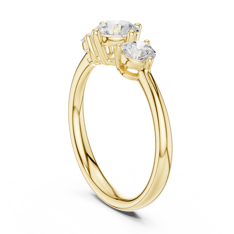 Ladies Ring DDLR-653@7 - Yellow Gold - Image