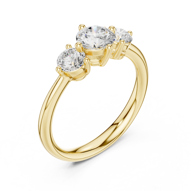 Ladies Ring DDLR-653@7 - Yellow Gold - Image