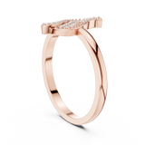 Ladies Ring DDLR-663@7 - Rose Gold - Image