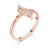 Ladies Ring DDLR-663@7 - Rose Gold - Image