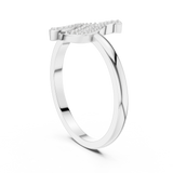 Ladies Ring DDLR-663@7 - White Gold - Image