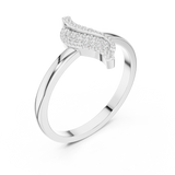 Ladies Ring DDLR-663@7 - White Gold - Image