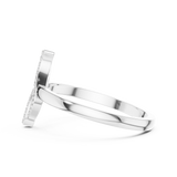 Ladies Ring DDLR-663@7 - White Gold - Image