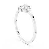Ladies Ring DDLR-686@7 - White Gold - Image