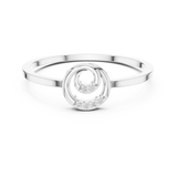 Ladies Ring DDLR-686@7 - White Gold - Image