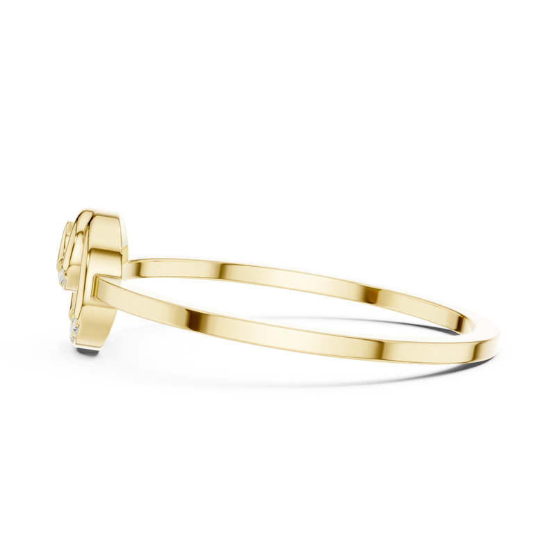 Ladies Ring DDLR-686@7 - Yellow Gold - Image