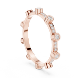 Ladies Ring DDLR-708@7 - Rose Gold - Image