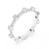 Ladies Ring DDLR-708@7 - White Gold - Image