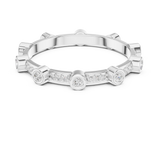 Ladies Ring DDLR-708@7 - White Gold - Image
