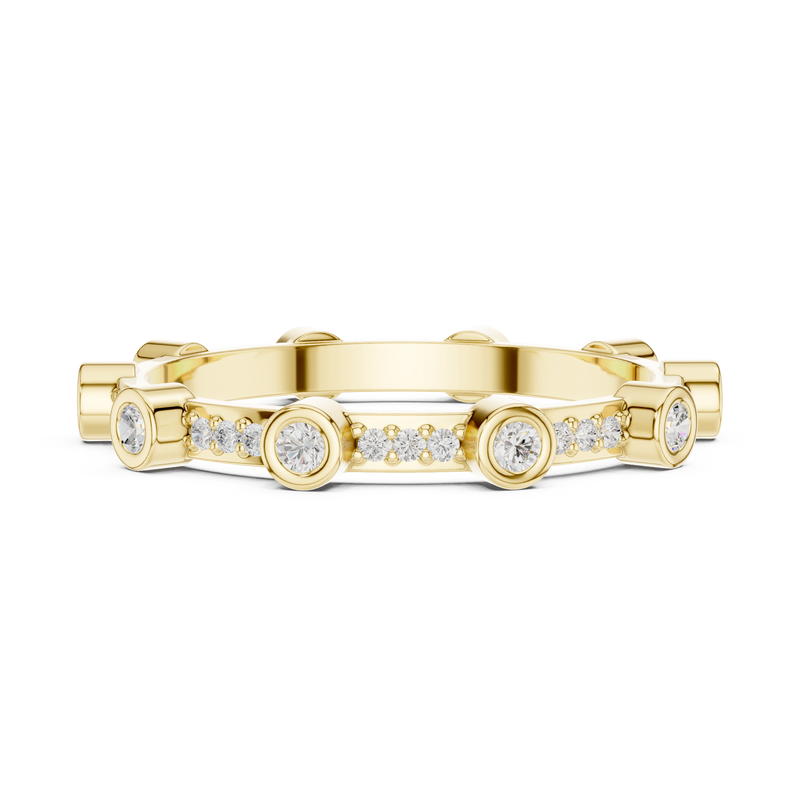 Ladies Ring DDLR-708@7 - Yellow Gold - Image