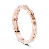 Ladies Ring DDLR-709@7 - Rose Gold - Image