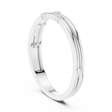 Ladies Ring DDLR-709@7 - White Gold - Image