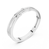 Ladies Ring DDLR-709@7 - White Gold - Image