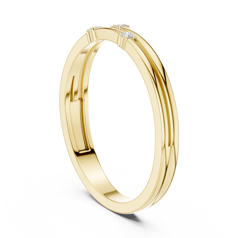 Ladies Ring DDLR-709@7 - Yellow Gold - Image