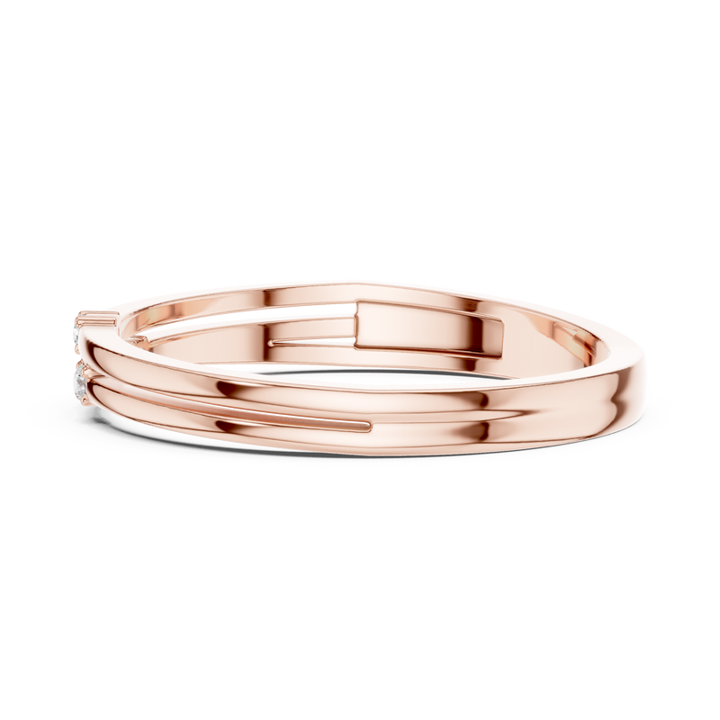 Ladies Ring DDLR-709@7 - Rose Gold - Image