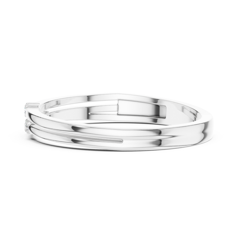 Ladies Ring DDLR-709@7 - White Gold - Image