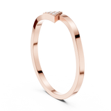 Ladies Ring DDLR-720@7 - Rose Gold - Image