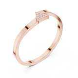 Ladies Ring DDLR-720@7 - Rose Gold - Image
