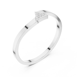 Ladies Ring DDLR-720@7 - White Gold - Image