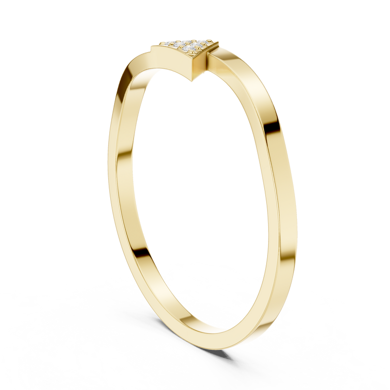 Ladies Ring DDLR-720@7 - Yellow Gold - Image