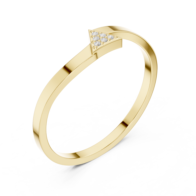 Ladies Ring DDLR-720@7 - Yellow Gold - Image