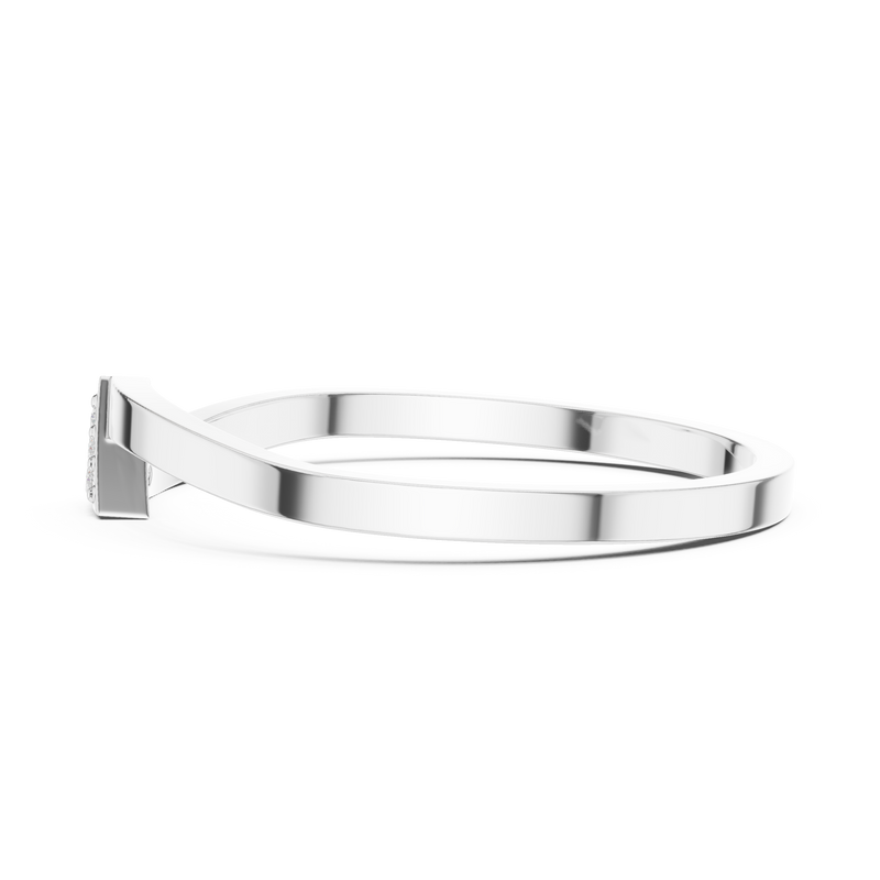 Ladies Ring DDLR-720@7 - White Gold - Image