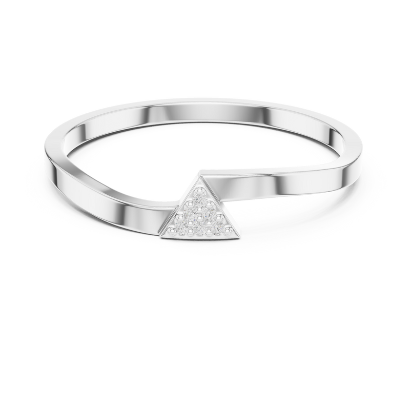 Ladies Ring DDLR-720@7 - White Gold - Image