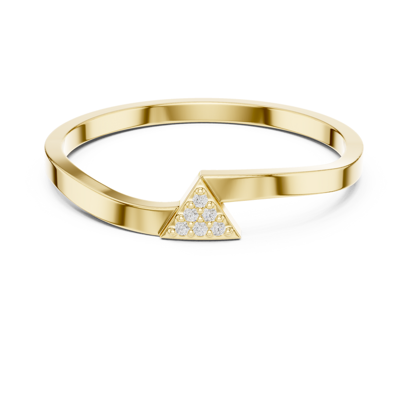 Ladies Ring DDLR-720@7 - Yellow Gold - Image