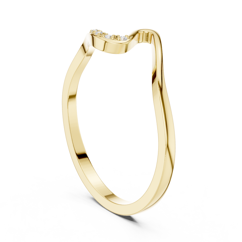 Ladies Ring DDLR-721@7 - Yellow Gold - Image