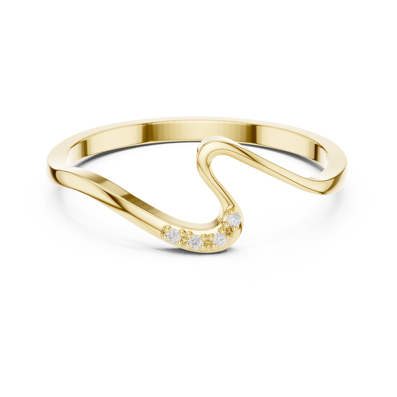 Ladies Ring DDLR-721@7 - Yellow Gold - Image
