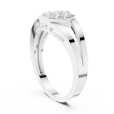 Ladies Ring DDLR-736@7 - White Gold - Image