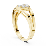 Ladies Ring DDLR-736@7 - Yellow Gold - Image