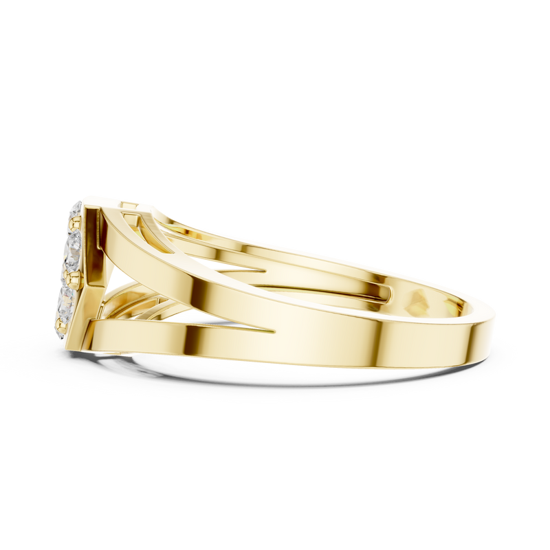Ladies Ring DDLR-736@7 - Yellow Gold - Image