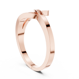 Ladies Ring DDLR-737@7 - Rose Gold - Image