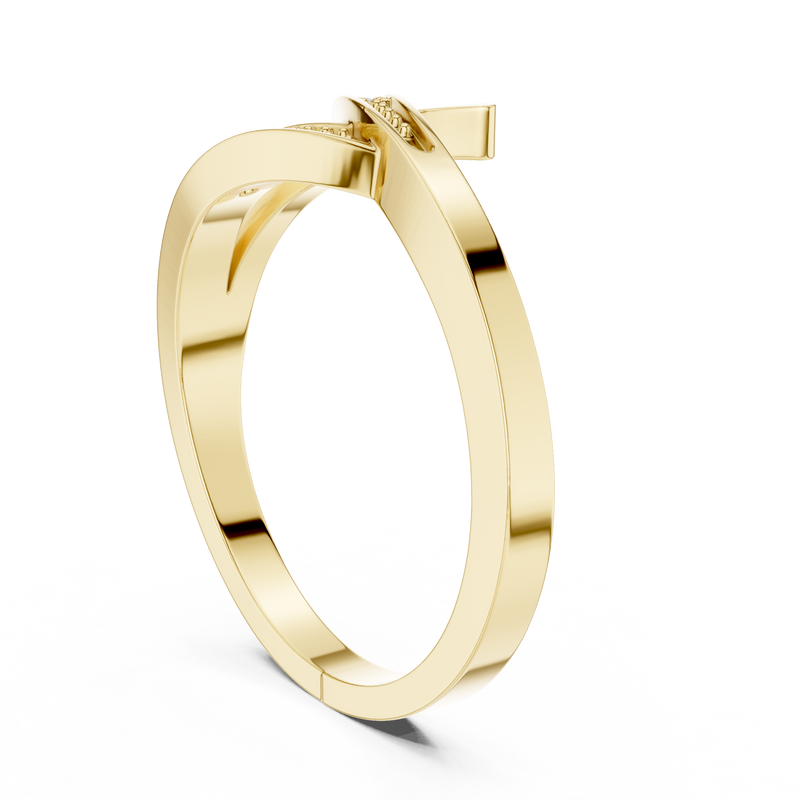Ladies Ring DDLR-737@7 - Yellow Gold - Image