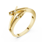 Ladies Ring DDLR-737@7 - Yellow Gold - Image