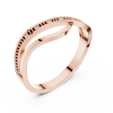 Ladies Ring DDLR-738@7 - Rose Gold - Image