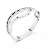 Ladies Ring DDLR-738@7 - White Gold - Image