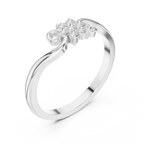 Ladies Ring DDLR-739@7 - White Gold - Image
