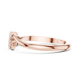 Ladies Ring DDLR-739@7 - Rose Gold - Image