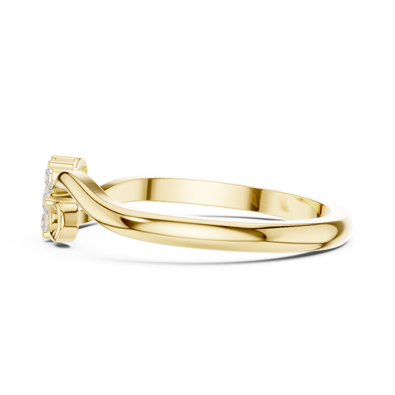 Ladies Ring DDLR-739@7 - Yellow Gold - Image