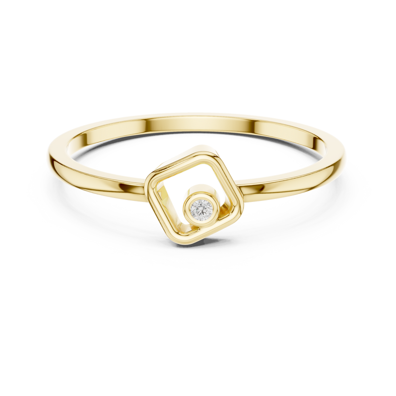 Ladies Ring DDLR-740@7 - Yellow Gold - Image