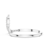 Ladies Ring DDLR-741@7 - White Gold - Image