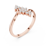 Ladies Ring DDLR-742@7 - Rose Gold - Image