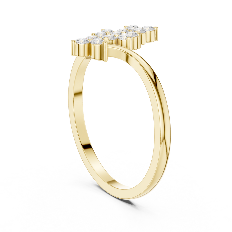 Ladies Ring DDLR-742@7 - Yellow Gold - Image