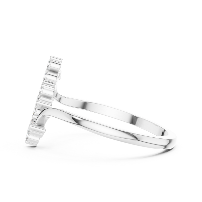 Ladies Ring DDLR-742@7 - White Gold - Image